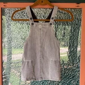 Zara Girl Pinstripe Jumper Dress